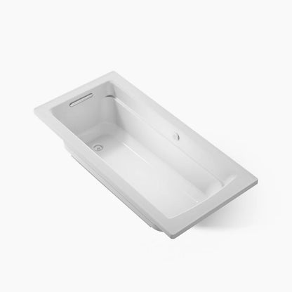 Kohler Archer Heated Bubblemassage Air Bath 66 x 32-Inch Drop-In Bathtub