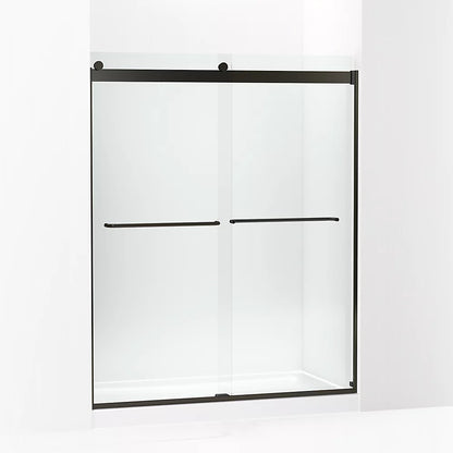 Kohler 74" H sliding shower door with 1/4"-thick glass