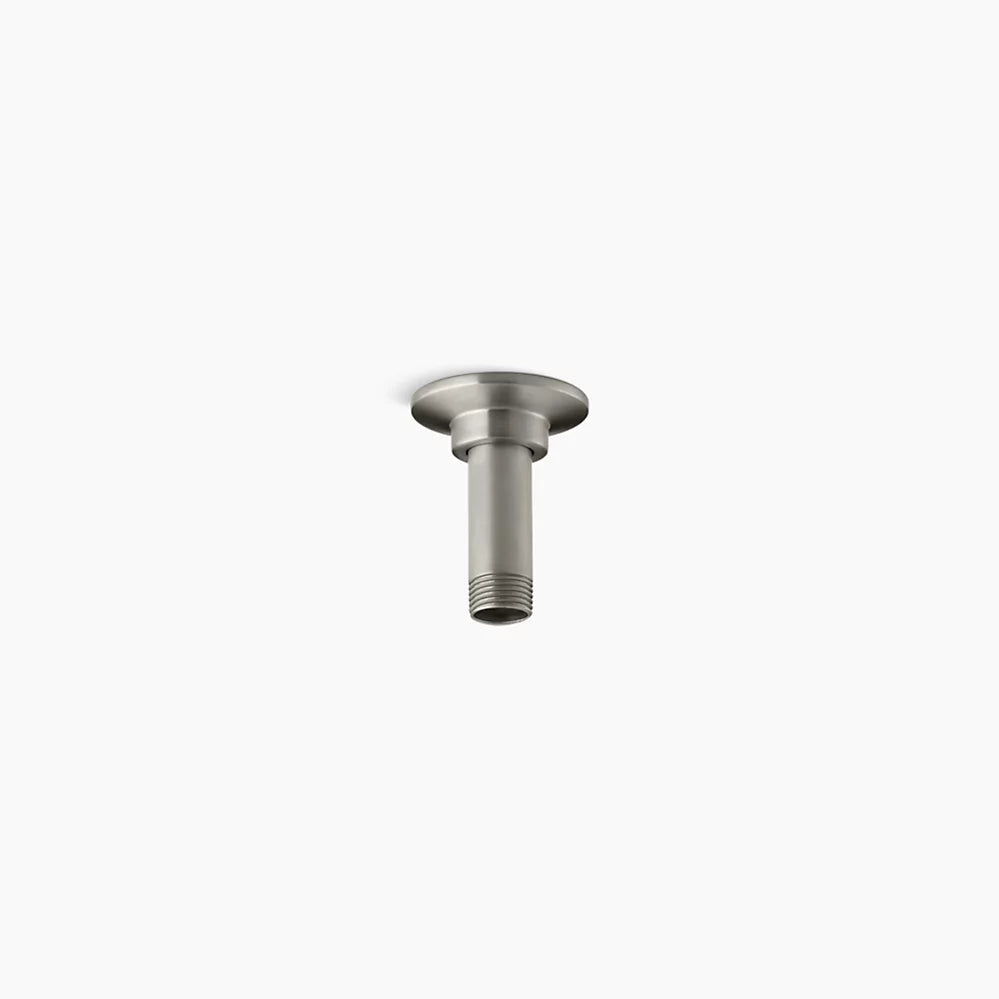 Kohler 3" ceiling-mount single-function rainhead arm and flange