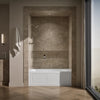 Kohler Devonshire Alcove bath, left drain