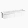 Kohler 90" wall-mount trough lavatory system