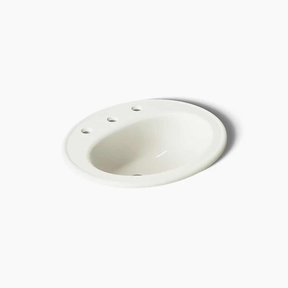 Kohler 20-1/4" oval drop-in bathroom sink