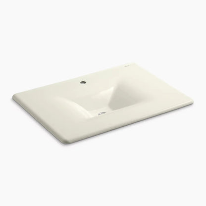Kohler 31" Enameled cast iron vanity top with integrated rectangular sink