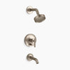 Kohler Rite-Temp® bath and shower trim kit with push-button diverter and lever handle, 1.75 gpm