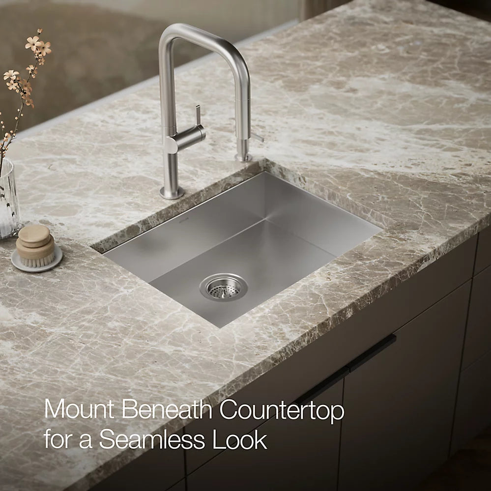 Kohler Vault™ 25" top-/undermount single-bowl kitchen sink