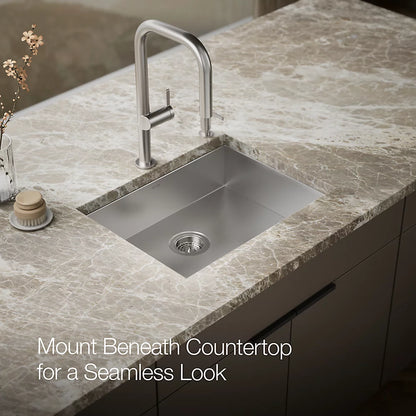 Kohler Vault™ 25" top-/undermount single-bowl kitchen sink