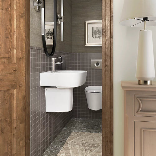ModernLife® 21-3/4" rectangular wall-mount bathroom sink