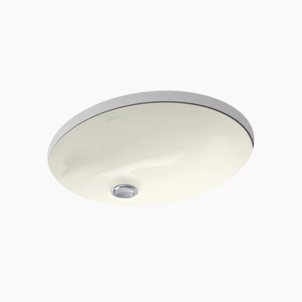 Kohler 17" oval undermount bathroom sink