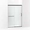 Kohler Sliding shower door, 70-1/2" H x 44-1/4 - 47-5/8" W, with 1/4" thick Frosted glass