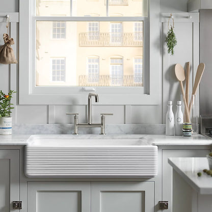 Kohler 35-11/16" undermount single-bowl farmhouse kitchen sink