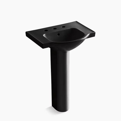 Kohler 24" rectangular pedestal bathroom sink