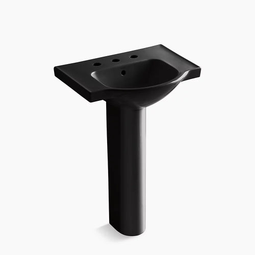 Kohler 24" rectangular pedestal bathroom sink