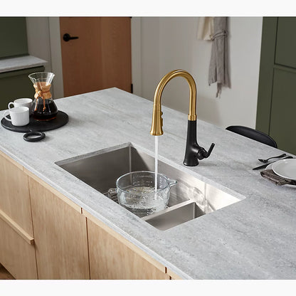 Kohler Smart Divide® 32" undermount double-bowl kitchen sink