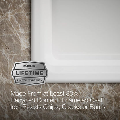 Kohler Riverby® 33" top-mount single-bowl kitchen sink