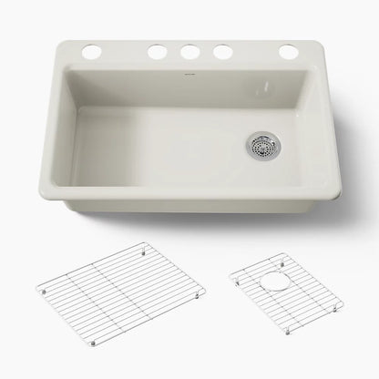 Kohler Riverby® 33" undermount single-bowl kitchen sink