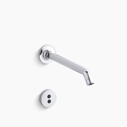Kohler Wall-mount touchless faucet trim with Insight™ technology and 8-1/4" 35-degree spout, requires valve