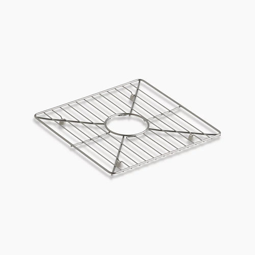 Kohler Stainless steel sink rack, 13-3/16" x 13-3/16", for kitchen and bar sinks