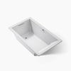 Kohler Underscore Bath With Bask Heated Surface 60 x 36-Inch Drop-In Bathtub