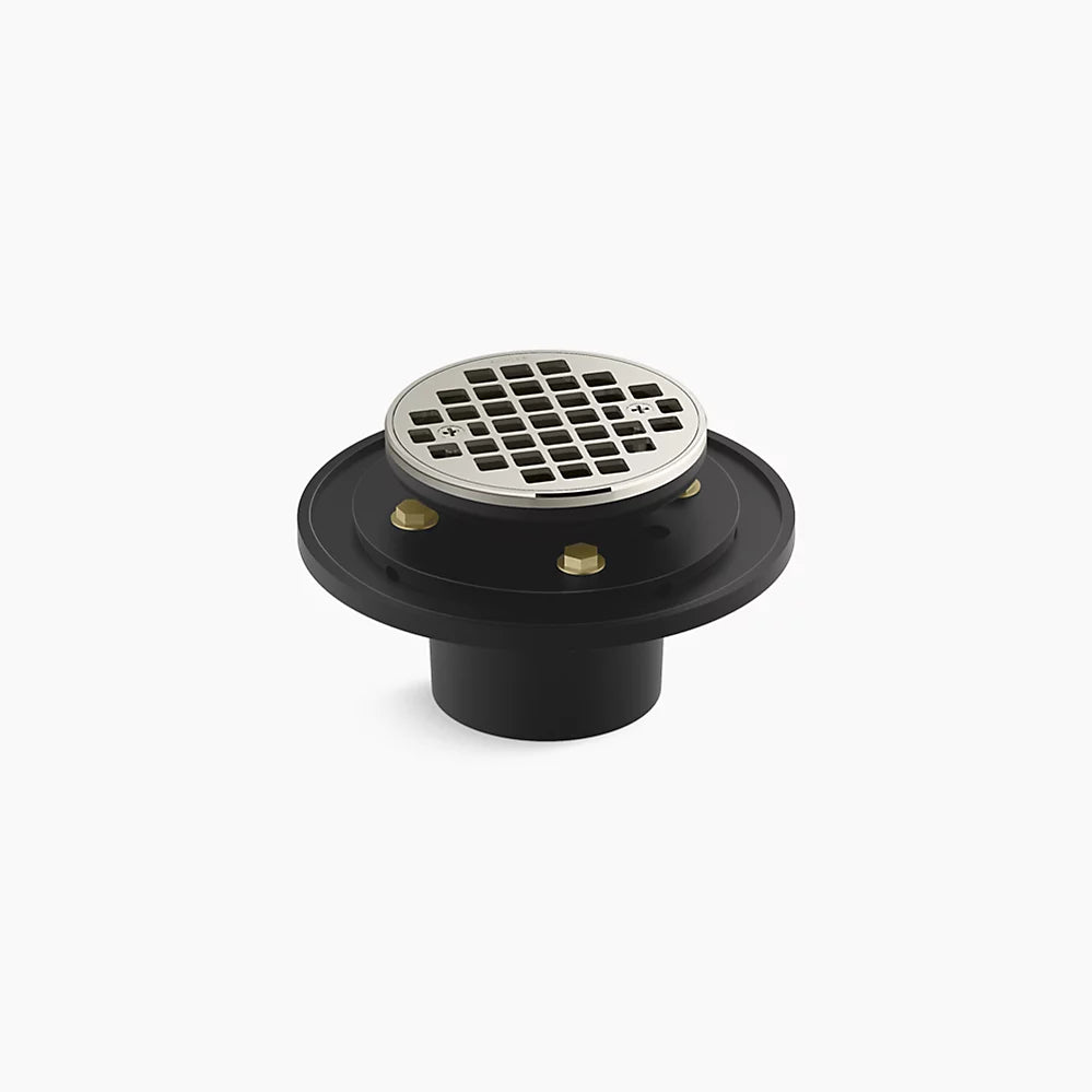 Kohler Round brass tile-in shower drain