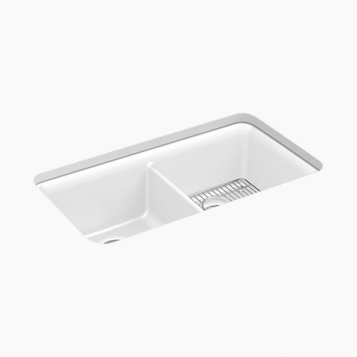 Kohler 33-1/2" undermount double-bowl kitchen sink