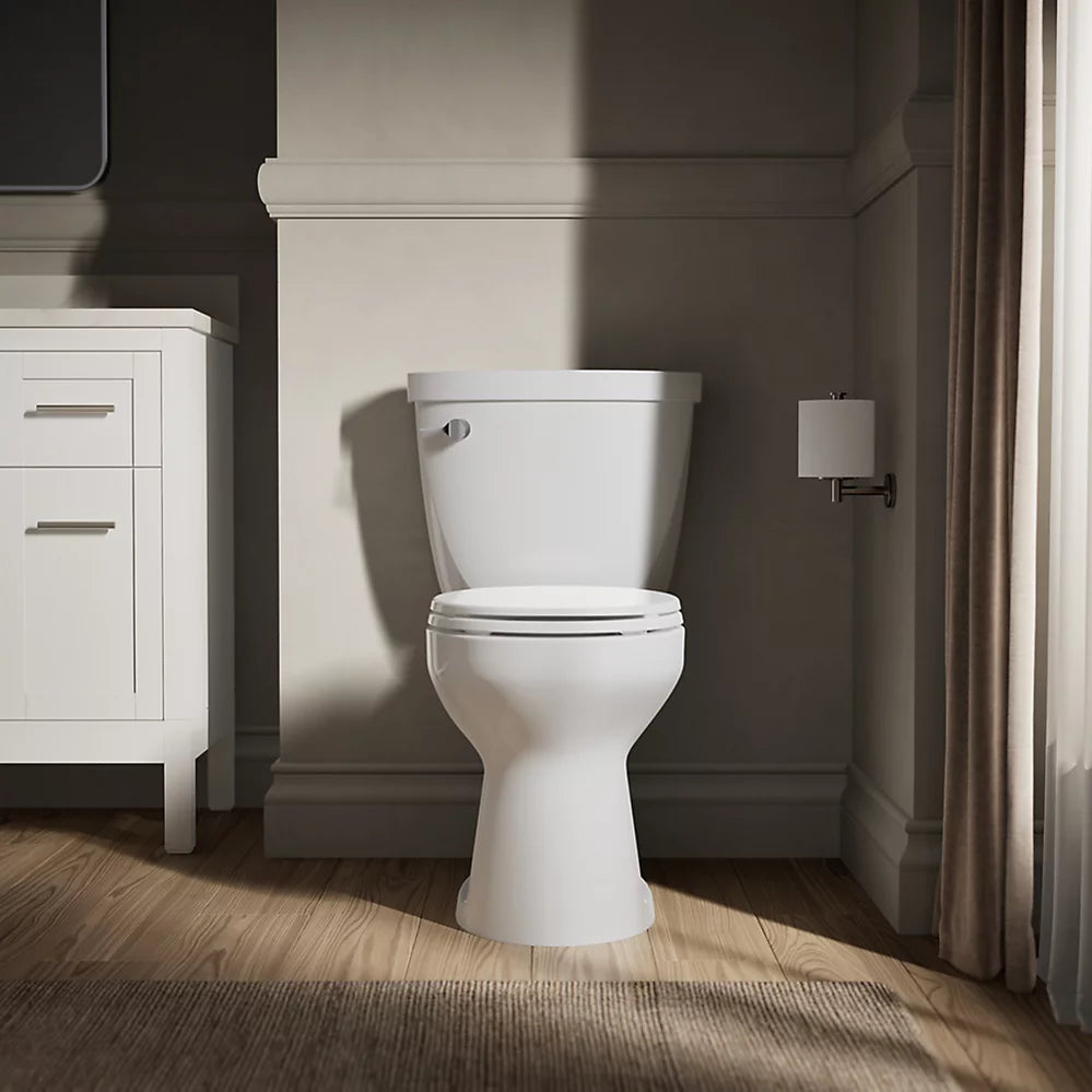 Kohler Two-piece round-front toilet, 1.6 gpf