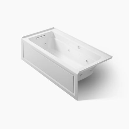 Kohler Archer 66" x 32" alcove Heated BubbleMassage air bath and whirlpool, left drain