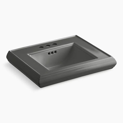 Kohler Pedestal/console table bathroom sink basin with 4" centerset faucet holes