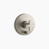 Kohler Rite-Temp® valve trim with push-button diverter and cross handle