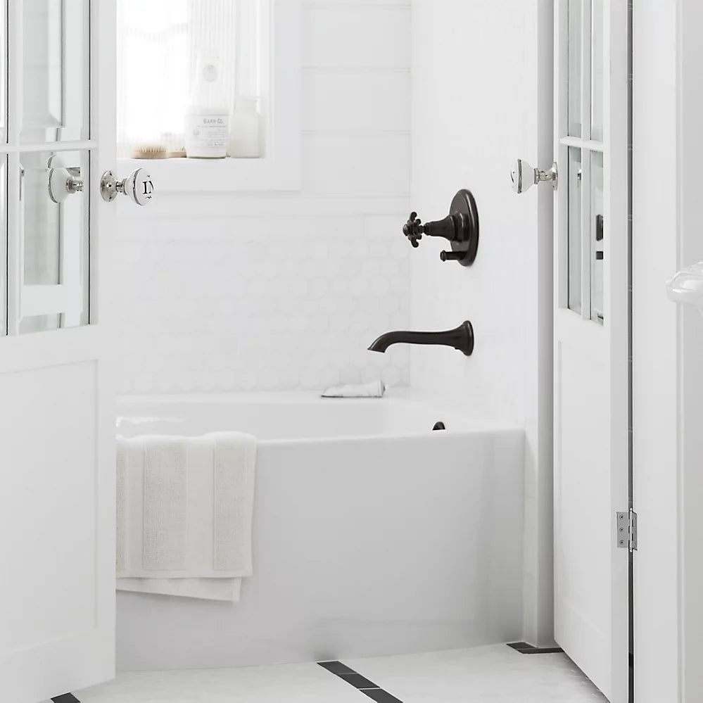 Kohler Wall-mount bath spout with flare design