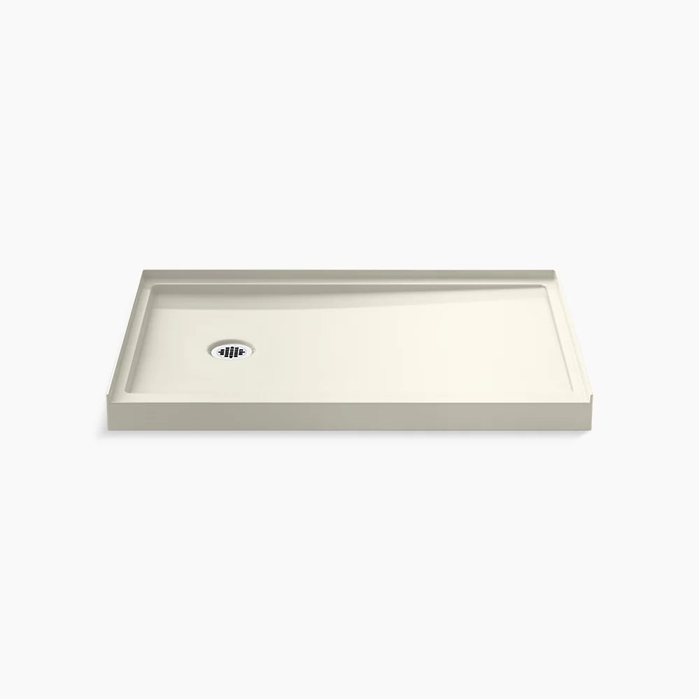 Kohler 48" x 32" alcove shower base, left drain