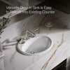Kohler 19-1/4" oval drop-in bathroom sink