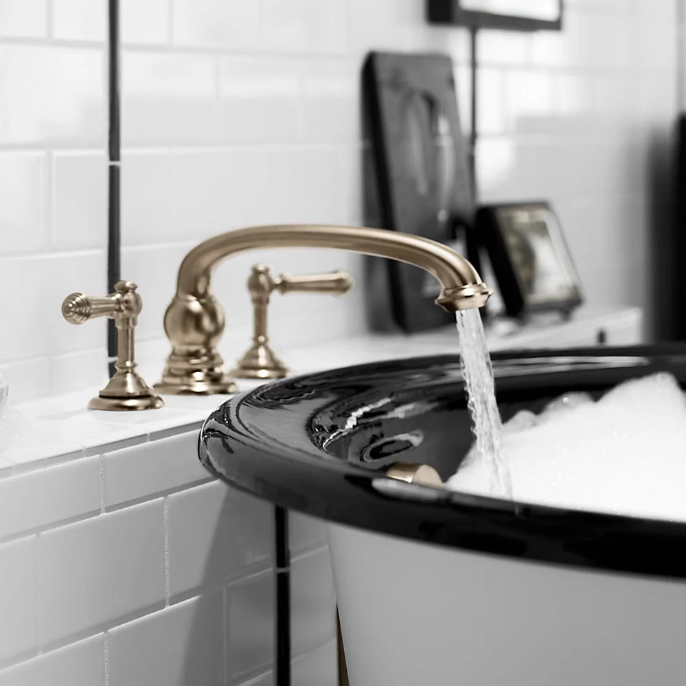 Kohler Deck-mount bath faucet handle trim with Lever design