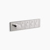 Kohler Four-outlet recessed mechanical thermostatic valve control