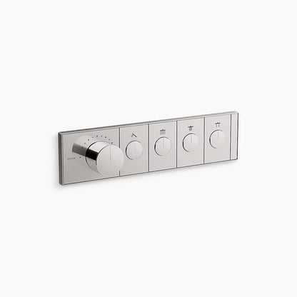 Kohler Four-outlet recessed mechanical thermostatic valve control