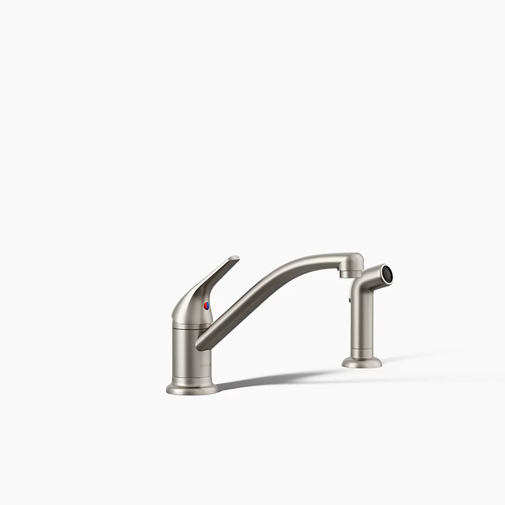 Kohler Single-handle kitchen sink faucet with side sprayer