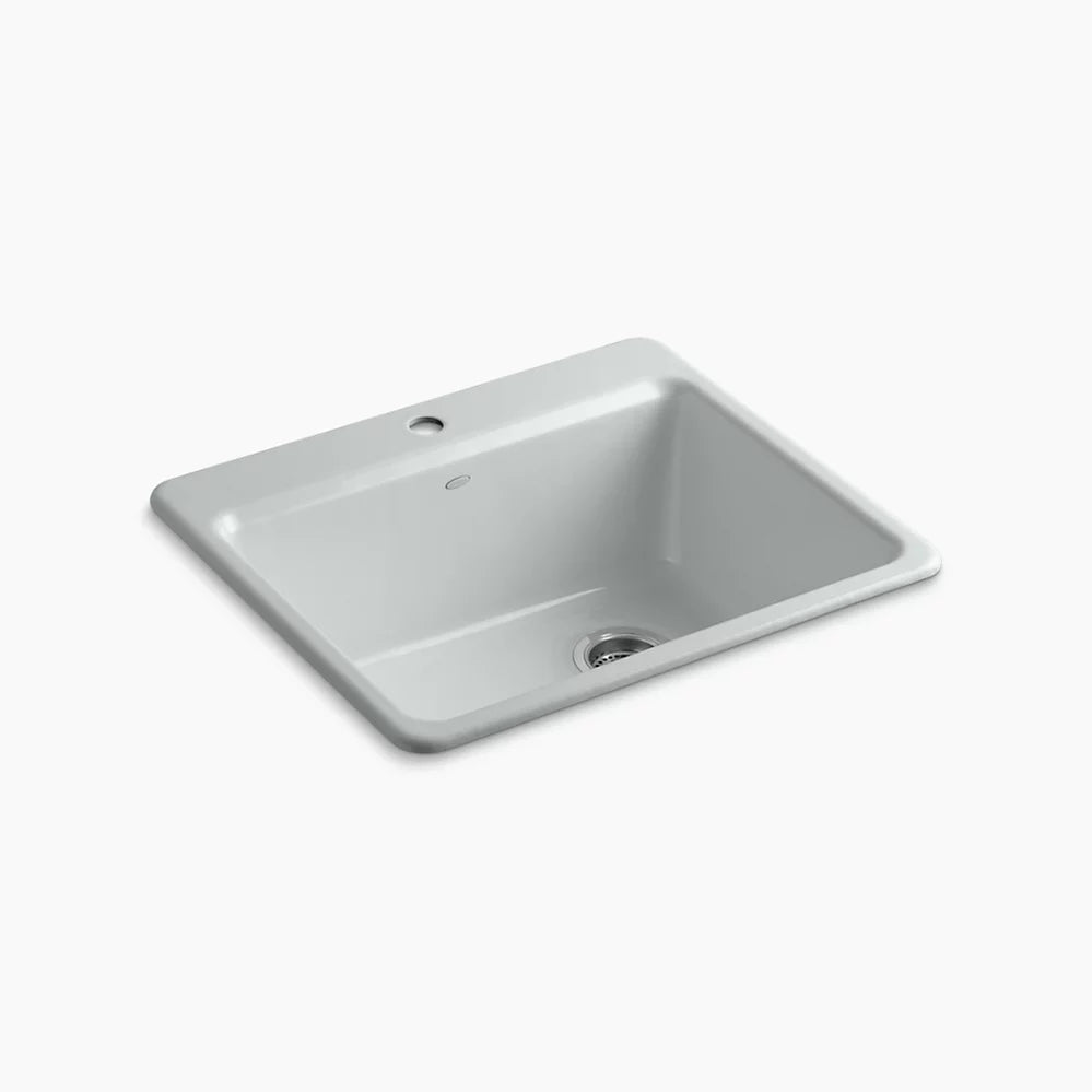 Kohler Riverby® 25" top-mount single-bowl kitchen sink