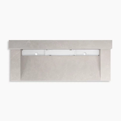 Kohler 60" wall-mount trough lavatory system with backsplash