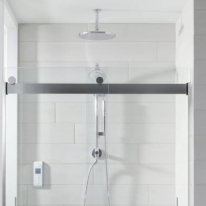 Kohler 6" ceiling-mount single-function rainhead arm and flange