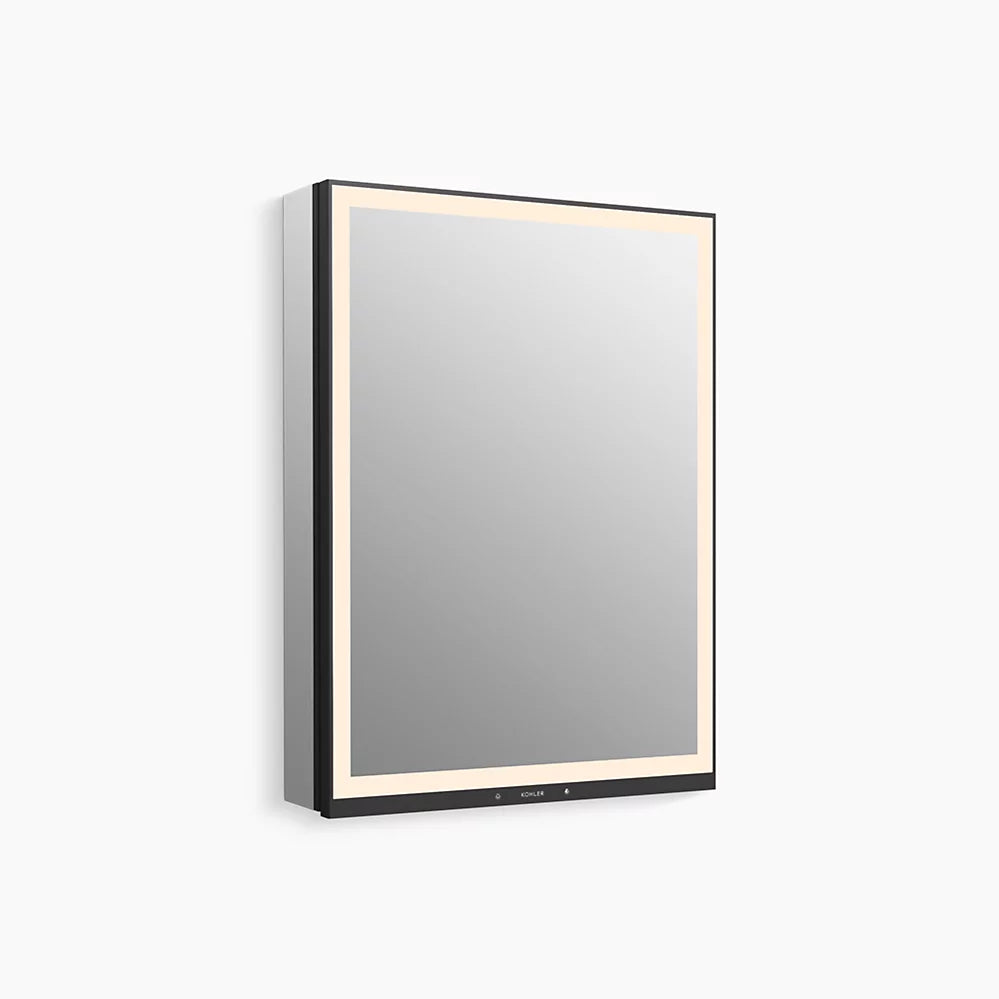 Kohler 24" x 32" lighted framed medicine cabinet, right-hinged