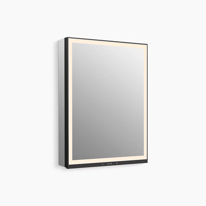 Kohler 24" x 32" lighted framed medicine cabinet, right-hinged