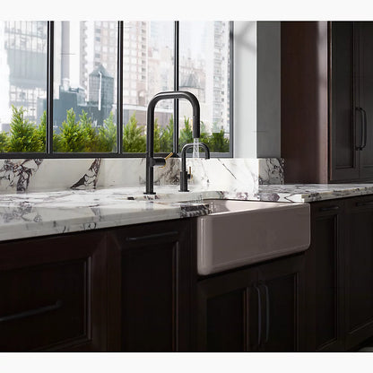 Kohler Touchless pull-down kitchen sink faucet with two-function sprayhead