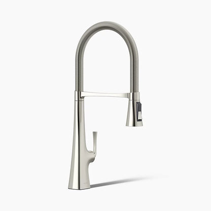 Kohler Graze® Semi-professional kitchen sink faucet with three-function sprayhead