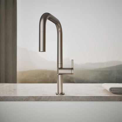 Kohler Components® Pull-down kitchen sink faucet with two-function sprayhead