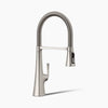 Kohler Graze® Semi-professional kitchen sink faucet with three-function sprayhead