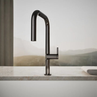 Kohler Components® Pull-down kitchen sink faucet with two-function sprayhead