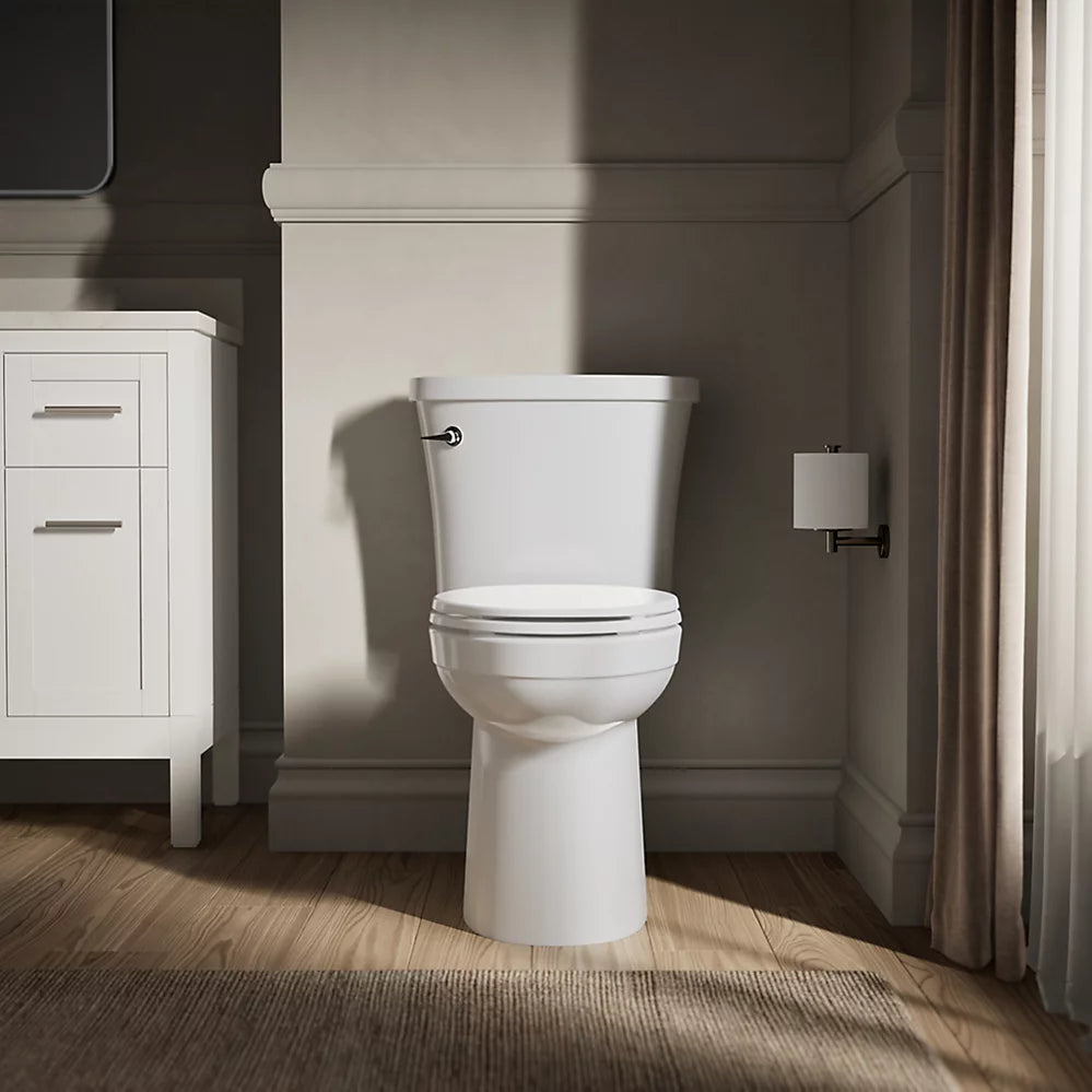 Kohler Kingston™ Two-Piece Elongated Toilet – 1.28 GPF Less Seat