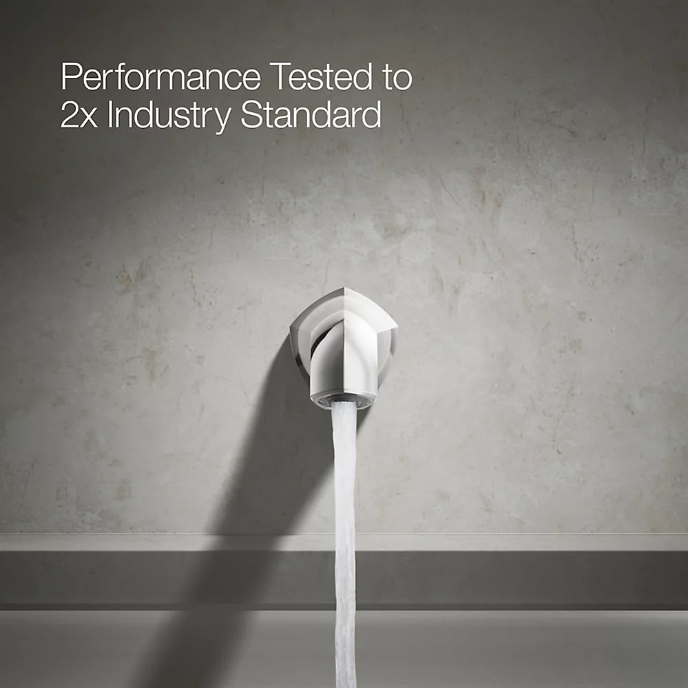 Kohler Wall-mount bath spout with Straight design, 12"