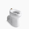 Kohler Floor-mount top spud flushometer bowl with exposed trapway