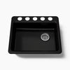 Kohler Riverby® 25" undermount single-bowl kitchen sink