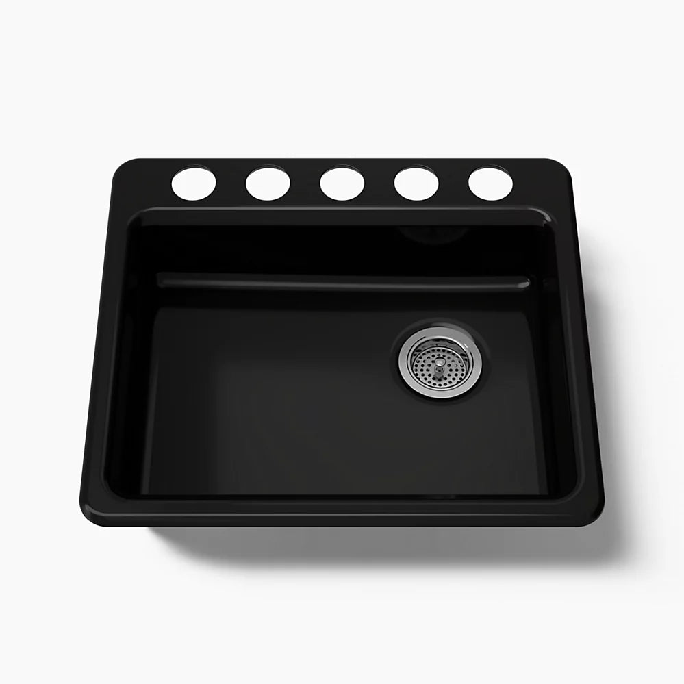 Kohler Riverby® 25" undermount single-bowl kitchen sink
